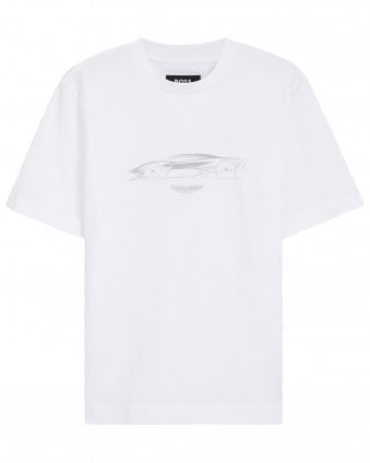 Mens C-Taut AM_181 Aston Martin Graphic T-Shirt - White