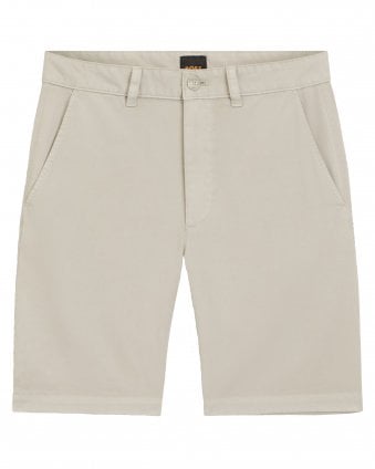Mens Chino_Slim_1 Stretch Cotton Slim Fit Chino Shorts - Beige