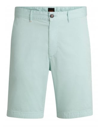 Mens Chino Slim Shorts Light Blue