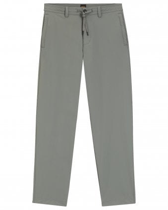 Mens Chino_ST_DS Straight-Tapered-Fit Chino Trousers - Light Grey