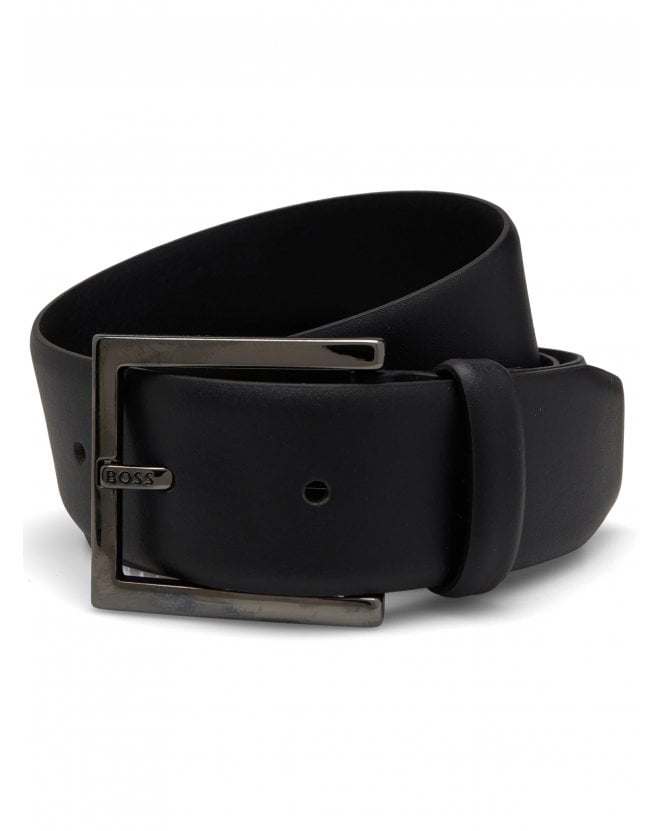 BOSS Mens Crys-Bt Belt Black