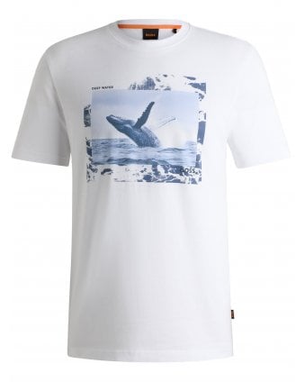 Mens Dunetrace Print T-Shirt White