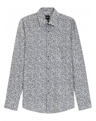 Mens H-Hank C3-214 Kent Floral Shirt Green