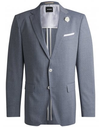 Mens H-Hutson 233 Blazer Jacket Light Blue