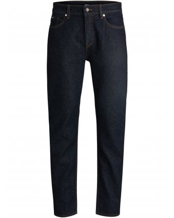 Mens H-RE Maine Comfort Stretch Regular Jeans Dark Blue