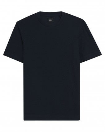 Mens H-Thompson 228 Monogram Pattern T-shirt - Dark Blue