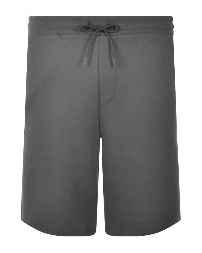 BOSS Mens Headlo Stretch Sweatshorts Dark Grey