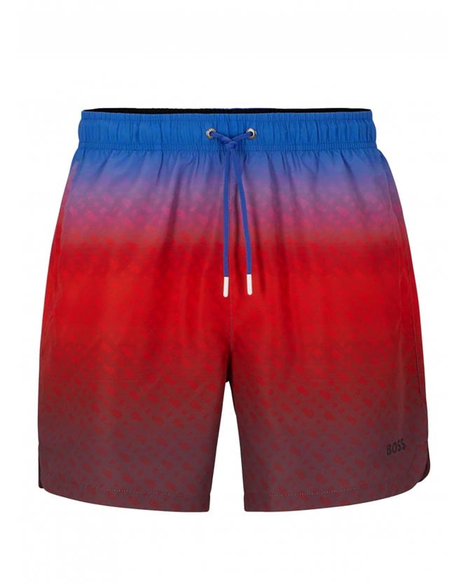 BOSS Mens Heat Swim Shorts Bright Blue 