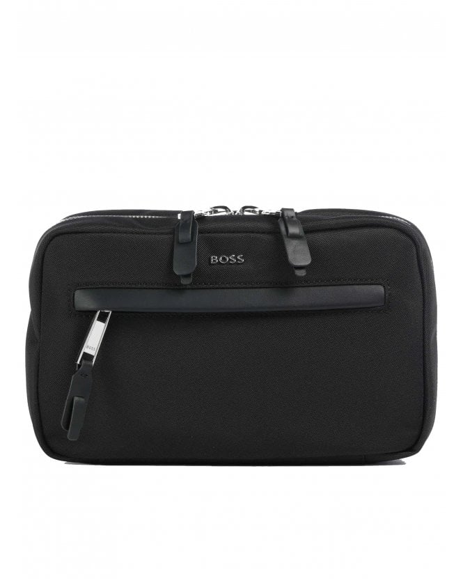 BOSS Mens Highway Washbag Black