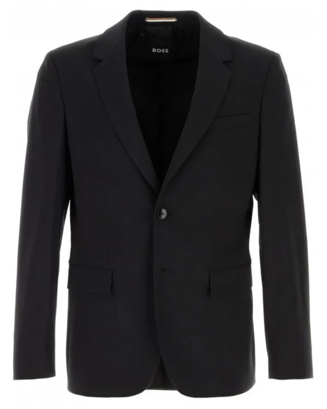 BOSS Mens Houston 243 Clean Black Blazer Jacket