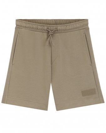 Mens JT_Shorts Relaxed Fit Cotton Shorts - Light Pastel Green (Brown) 