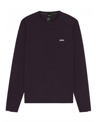 Mens K EVER X CN Crewneck Knit Jumper Dark Purple
