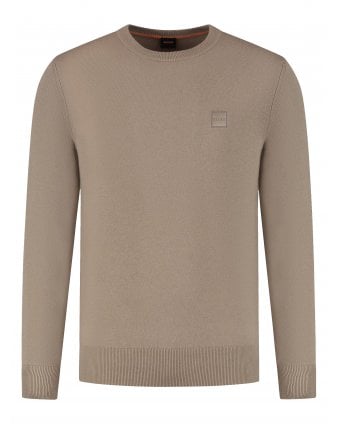 Mens Kanovano_S Patch Logo Jumper Green