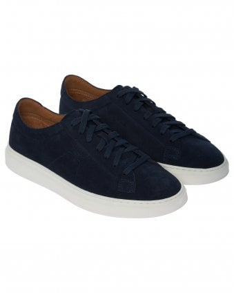 Mens Kieran_Tenn_WCSD Suede Trainers - Dark Blue