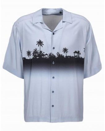 Mens Lapisy M Relaxed Fit Shirt - Light Blue