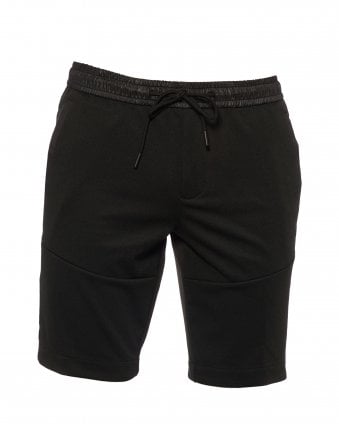 Mens Liem Black Slim Fit Sweat Shorts