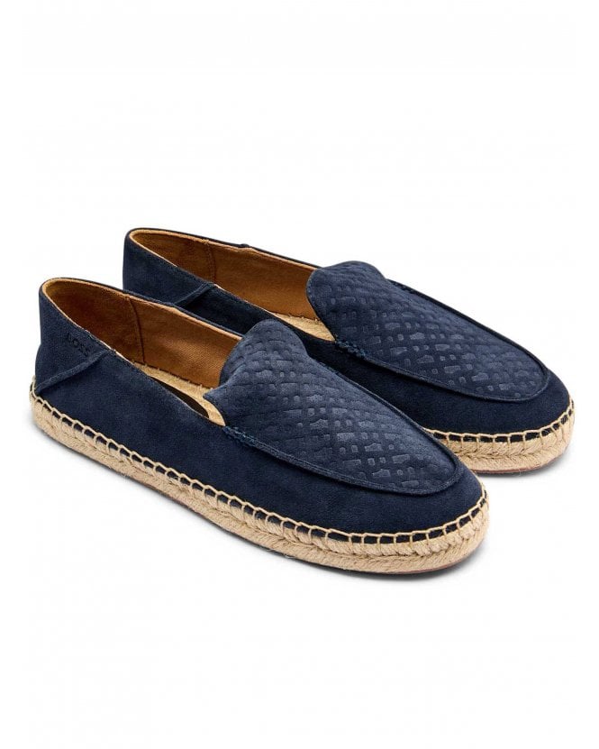 BOSS  Mens Madeirda_Slon Espadrilles Dark Blue