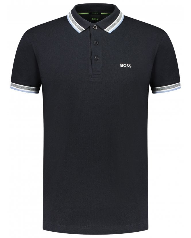 BOSS Mens Paddy Polo Shirt Dark Blue