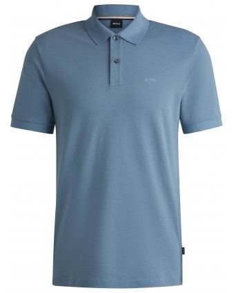 Mens Pallas Polo Shirt Light Blue