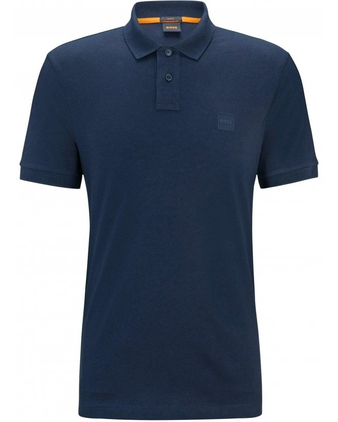 BOSS Mens Passenger Polo Shirt Dark Blue