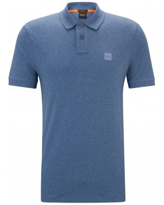 Mens Passenger Polo Shirt Open Blue