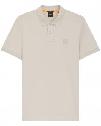 Mens Passenger Slim-Fit Polo Shirt - Light Grey