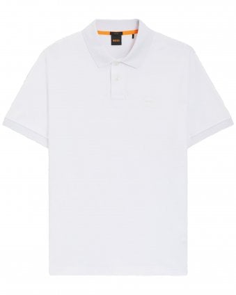 Mens Passenger Slim-Fit Polo Shirt - White 