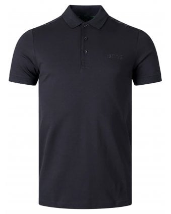 Mens Paule Mirror Polo Shirt Black