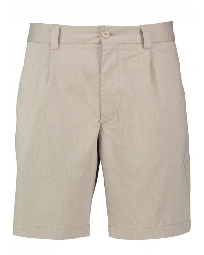 BOSS Mens Perin PL Tapered Shorts Light Beige
