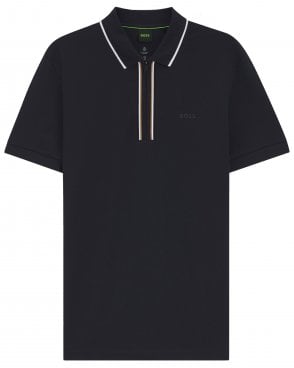 Mens BOSS Black Philix GOC Active Slim Fit Stretch Polo Shirt