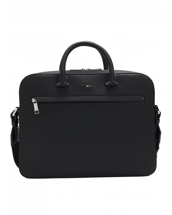 BOSS Mens Ray_S Doc Case N Business Messenger Bag Black