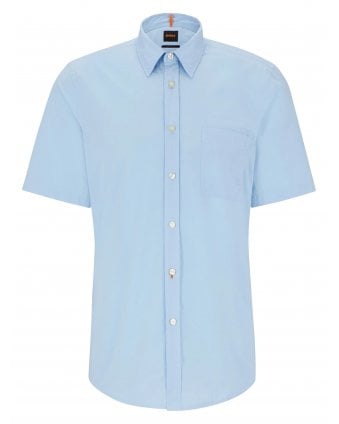 Mens Relegant 6 Short Sleeve Shirt Blue