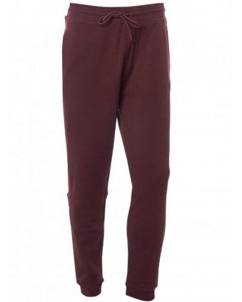 Mens Sestart Cotton Terry Sweatpants Dark Red