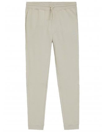 Mens SeStart Terry Patch Logo Tracksuit Sweatpants Light Beige