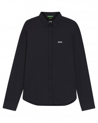Mens ST_Motion L Wrinkle-Resistant Shirt - Dark Blue