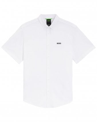 Mens ST_Motion S Short Sleeve Jersey Shirt - White