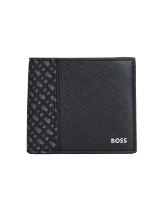 Mens Structured Wallet Black 