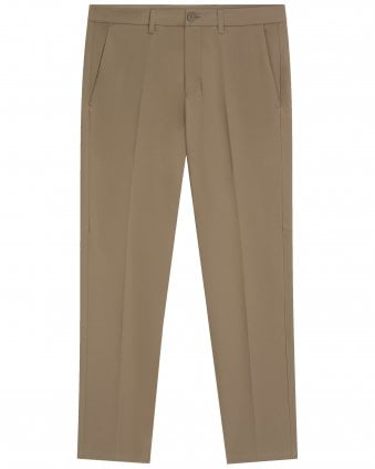  Mens T_Commuter-Slim Water-Repellent Trousers - Light Green (Olive)