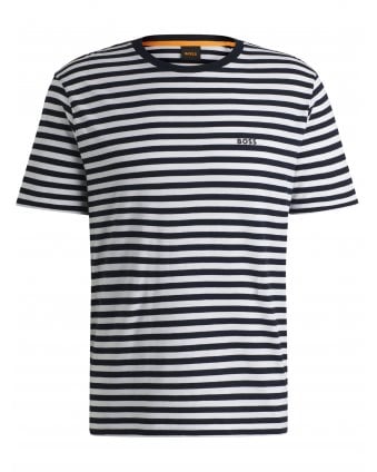 Mens Tales Stripe T-Shirt Black/White