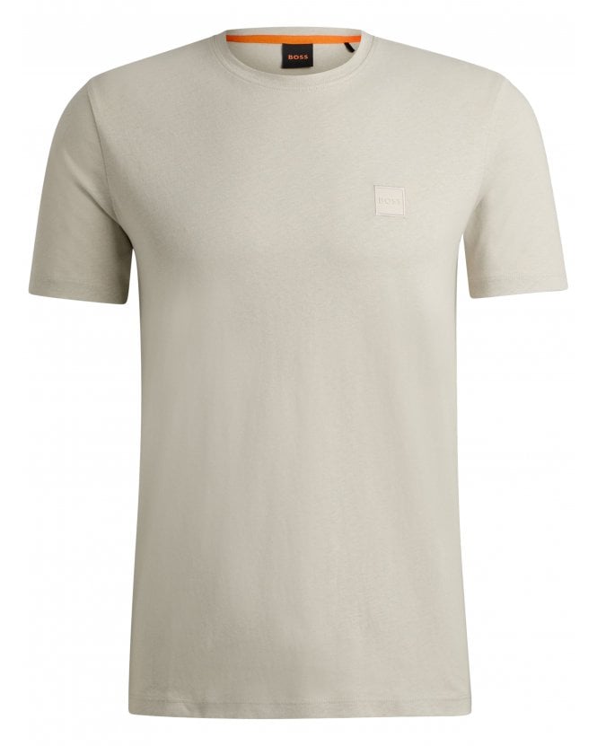 BOSS Mens Tales T-Shirt Light Beige