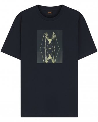 Mens Te_Creature T Graphic Print T-Shirt - Dark Blue