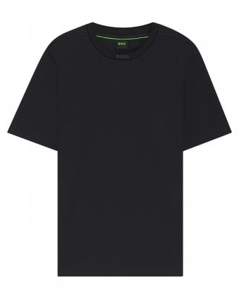 Mens Tee 5 Neck Logo T-Shirt - Dark Blue