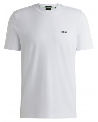 Mens Tee Contrast Logo T-Shirt White