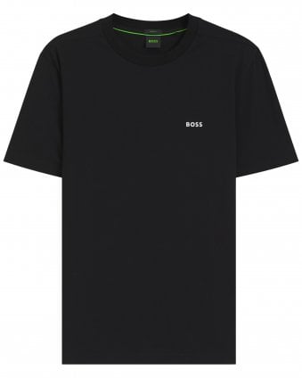 Mens Tee Stretch-Cotton T-Shirt - Black