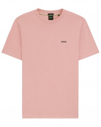 Mens Tee Stretch-Cotton T-Shirt - Light Pink
