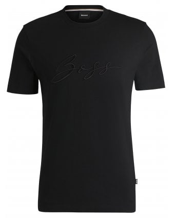 Mens Thompson-70 Script T-Shirt Black