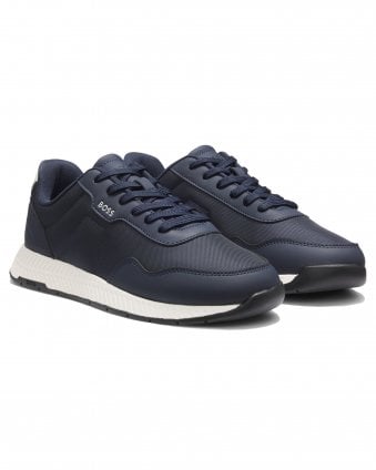 Mens Titanium_Runn_Nypun Low Top Trainers - Dark Blue