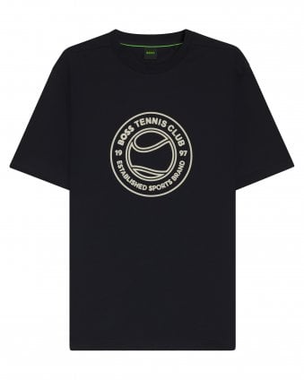 Mens TS_Join Tennis Artwork T-Shirt - Dark Blue