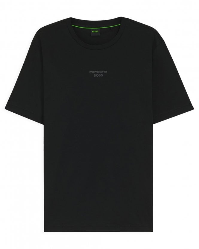 BOSS Mens TS_PS Spirit70 Car x Porsche Graphic T-Shirt - Black
