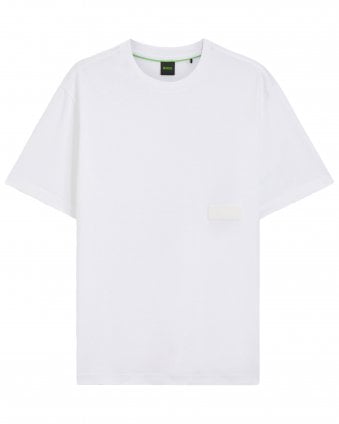 Mens TS_Structure Relaxed Fit Heavyweight Cotton Jersey T-Shirt - White